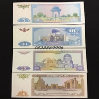 اوزباكستان طقم فئة 5+10+25+50+100+200+500 سوم أنسر