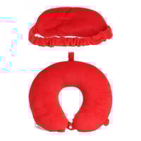 غطاء العين + وسادة شكل حرف U من شارع سمسم (إلمو)