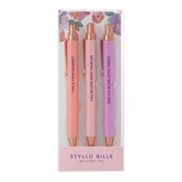 قلم حبر جاف عدد 3 (حبر أسود)