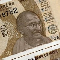 الهند فئة 10 روبية أنسر