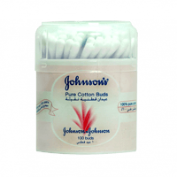 جونسون عيدان قطنية نقية 100عود