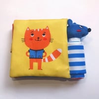 كتابي الناعم عن الحيوانات - القطة والفأر