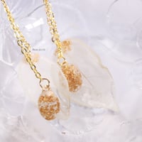 white leaf اقراط