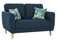 كنب مقعدين West أزرق