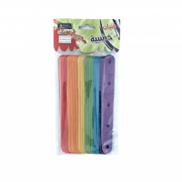 أعواد آيسكريم مخرمة وسط ملونة 2 سم