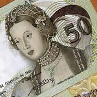 البرتغال فئة 50 إسكودو اباوت أنسر إصدار الثمانينات