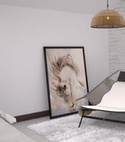 لوحة غيمة لوحة خيل عربي .