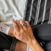 خاتم ملكي فضه خالص عيار925