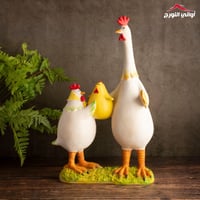ديكور ديك مع دجاجه