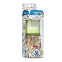 بيبى تايم رضاعة اطفال زجاجية 125مل