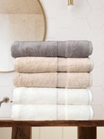 طقم 5 مناشف جسم قطن مقاس 50×100