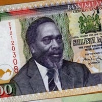 كينيا فئة 100 شلن أنسر اصدار قديم