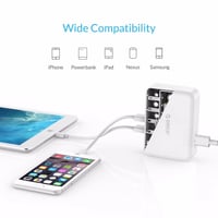 شاحن متعدد المنافذ 5 يو اس بي USB