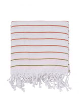 منشفة استحمام تقليدية Rain لون أبيض وبرتقالي