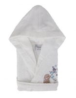 روب استحمام أطفال لون أبيض