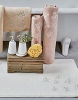 طقم دعاسات مطرزة Sophie لون وردي