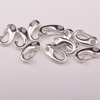 أداة قفل الأكسسوار فضي كبير - كيس 5 قطع