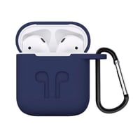 حافظة غلاف سماعة ابل ايربودز سيليكون مع حلقة