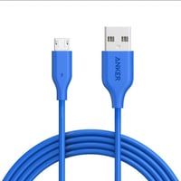 سلك شاحن انكر مايكرو جالكسي usb ربل 90 سم يعمل على...