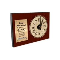 طباعة ساعة اوفست مكتبية خشب امريكي بتصميمك الخاص