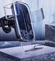 حامل جوال وشاحن لاسلكي 2 في 1