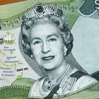 جزر الباهاما فئة ½ دولار أنسر اصدار قديم