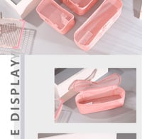 حقيبة تخزين حجم صغير عدد 3 (وردي)