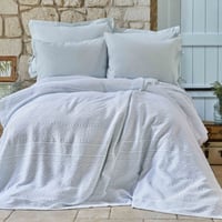 طقم مفارش مفرد Nelly لون أزرق