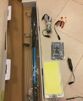 سنارة كشاف للرحلات البريه مع ريموت وشنطه 800 وات