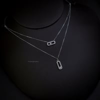 عقد شوكر دورين ، فضة عيار 925