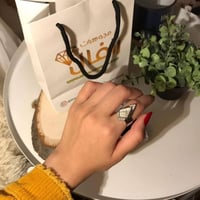 خاتم ملكي - فضه ايطالي عيار 925 - تُصمم على الطلب...