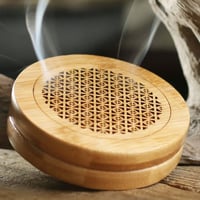 المبخرة الذكيه دائرية الشكل بأعواد مروكي استكر احم...