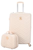 ستار لاين طقم شنط سفر فايبر بسحاب توسعة 5 قطع مكيا...