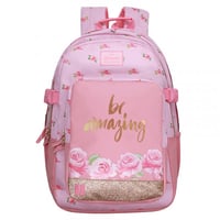 شنطة ظهر 17.5 انش وردي - بوز