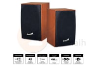 سماعة كمبيوتر لون خشبي - Genius HF160