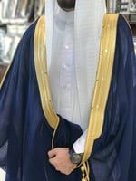 بشت رجالي رسمي VIP نخب أول لون كحلي قماش ياباني صو...