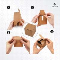 علب كرافت للهدايا والتوزيعات (12 حبة)