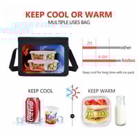 شنطة لانش بوكس حافظ للحرارة فتحة علوية