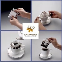 قهوة كاتامونا المقطرة ( قويه ) علبه تحتوي على 10 ا...