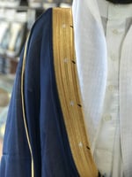 بشت رجالي ملكي رسمي لون كحلي دقة ملكيه قماش صوف 80...