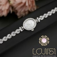 ساعة يد نسائية فضة عيار 925