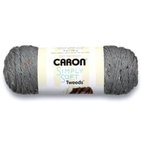CARON SIMPLY SOFT, Grey Heather Tweeds