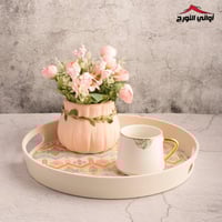 صينية للتقديم شكل دائري