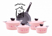 قدور فلامينغو 11قطعة ملون