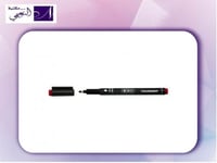 قلم خط عربي برأس مشطوف بمقاس 3 ملم أحمر من ماركة ر...