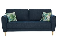 كنب 3 مقاعد West أزرق