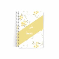 Be passionate yellow A5 Spiral notebook for school...