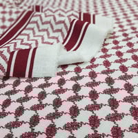 قماش شماغ عنابي جميل