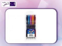 طقم أقلام حبر بايلوت G-2 جل برأس كروي بمقاس 0.7 بخ...