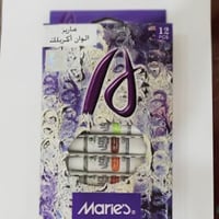 12 لون اكريلك 12 مل كل قطعة